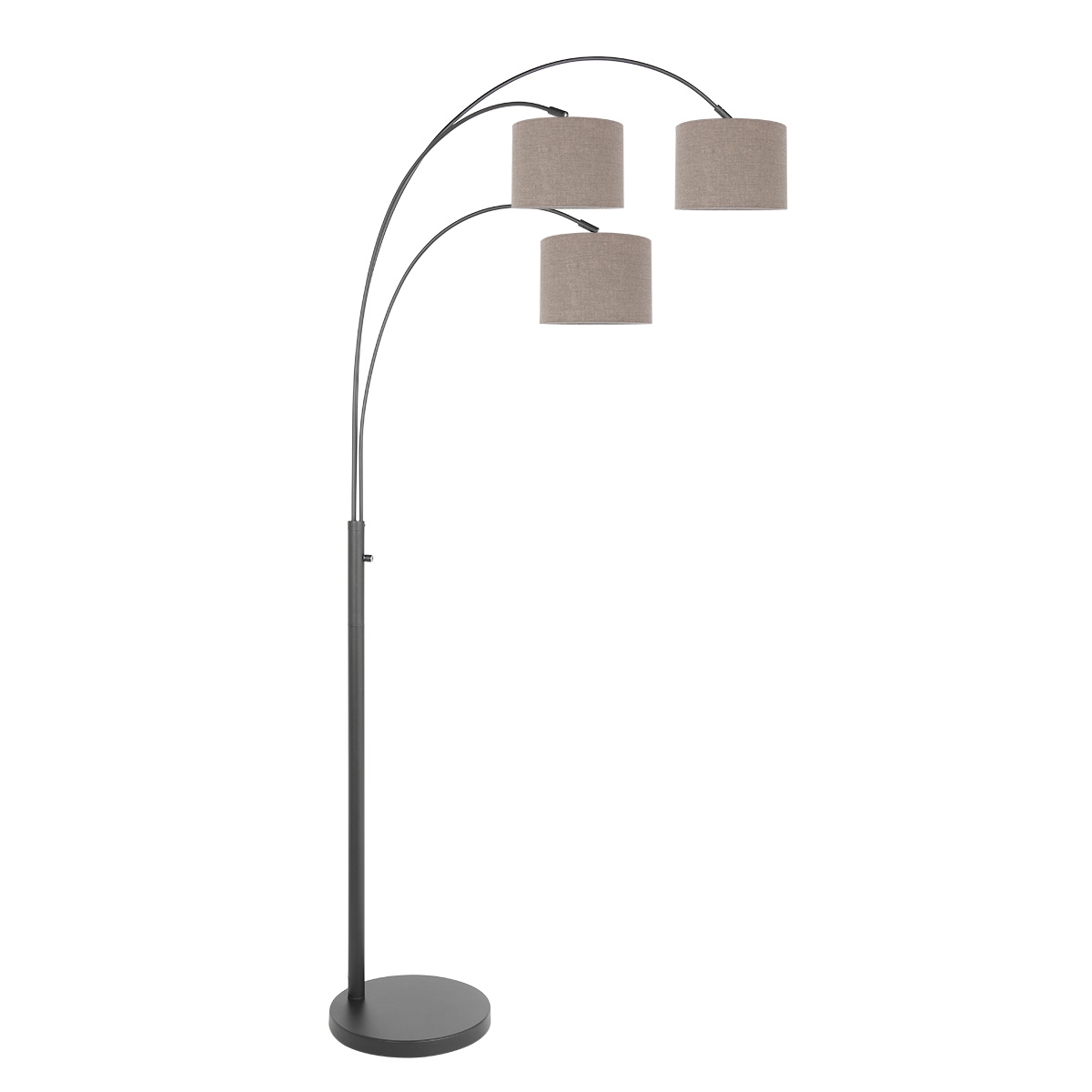 Steinhauer3-flammige Stehleuchte Sparkled Light
