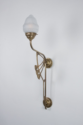 Berliner Messinglampen - AD287-113gs B - Wandleuchte Charlottenburg