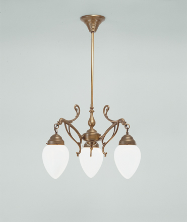 Berliner MessinglampenKronleuchter Lindenhof