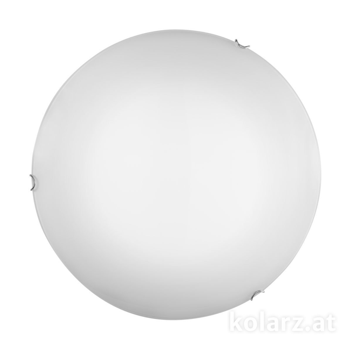 KOLARZ-Austrolux Leuchtenโคมไฟเพดาน MOON, โครม D 50 ซม., สูง 9 ซม., 3 หลอด, E27, 60 W