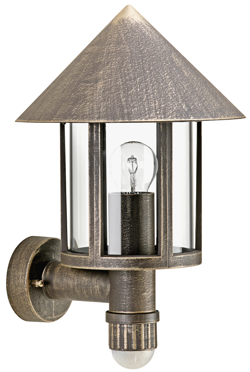 Albert Leuchtenโคมไฟติดผนัง รุ่น Nr. 1825 - สี: น้ำตาล-ทองเหลือง, พร้อม BWM สำหรับ 1 x หลอดไฟ, E27