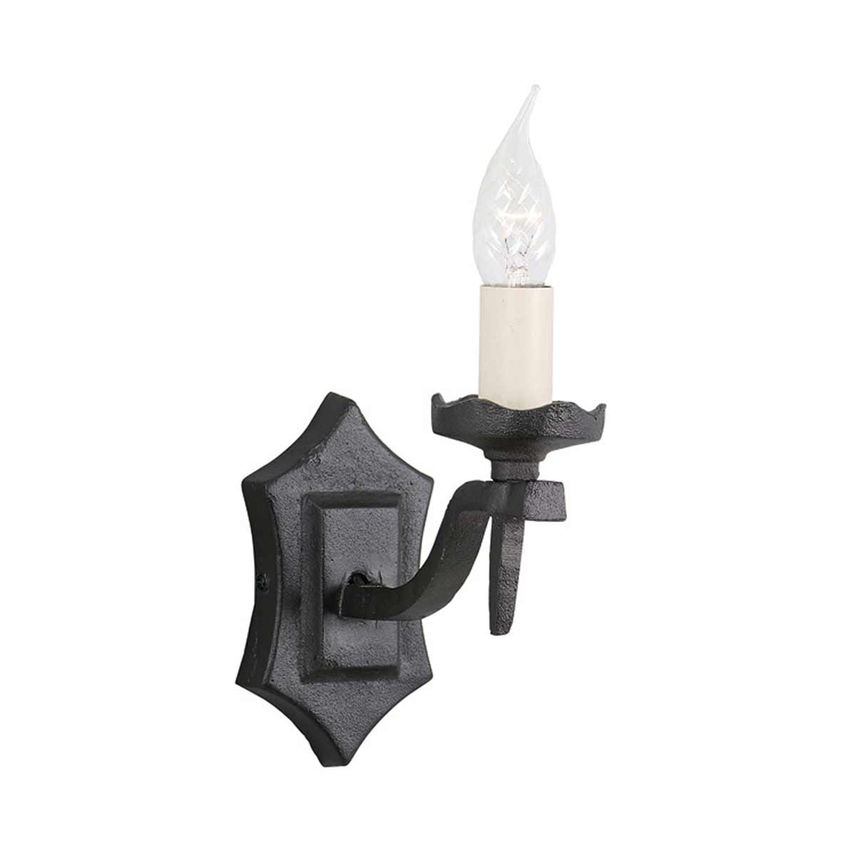 Elstead - RY1B-BLACK - โคมไฟติดผนัง Rectory 1 - สีดำ