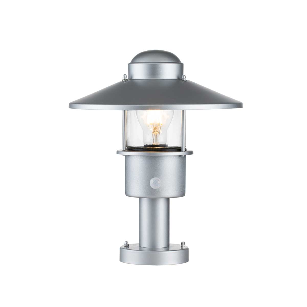 ElsteadKlampenborg 1 Licht-Säule mit PIR - Silber