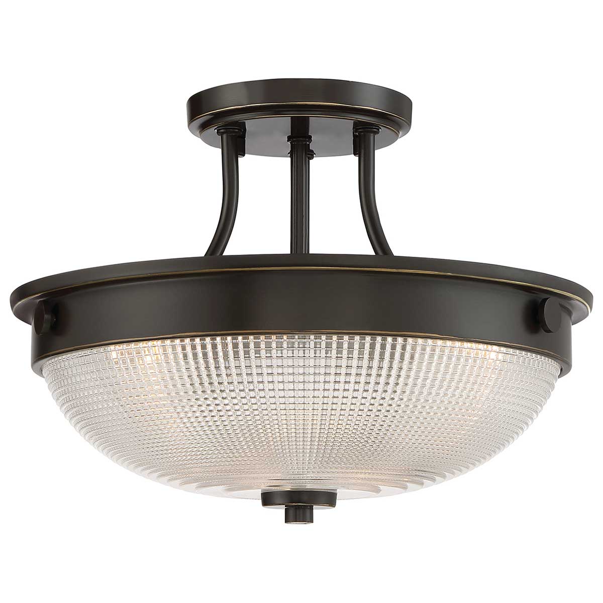Elstead - QZ-MANTLE-SF-PN - Mantle 2 Light Semi-Flush - บรอนซ์พัลลาเดียน