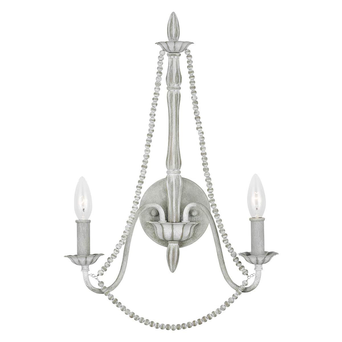 Elstead - FE-MARYVILLE2 - Maryville 2 Light Wall Light - Washed Grey