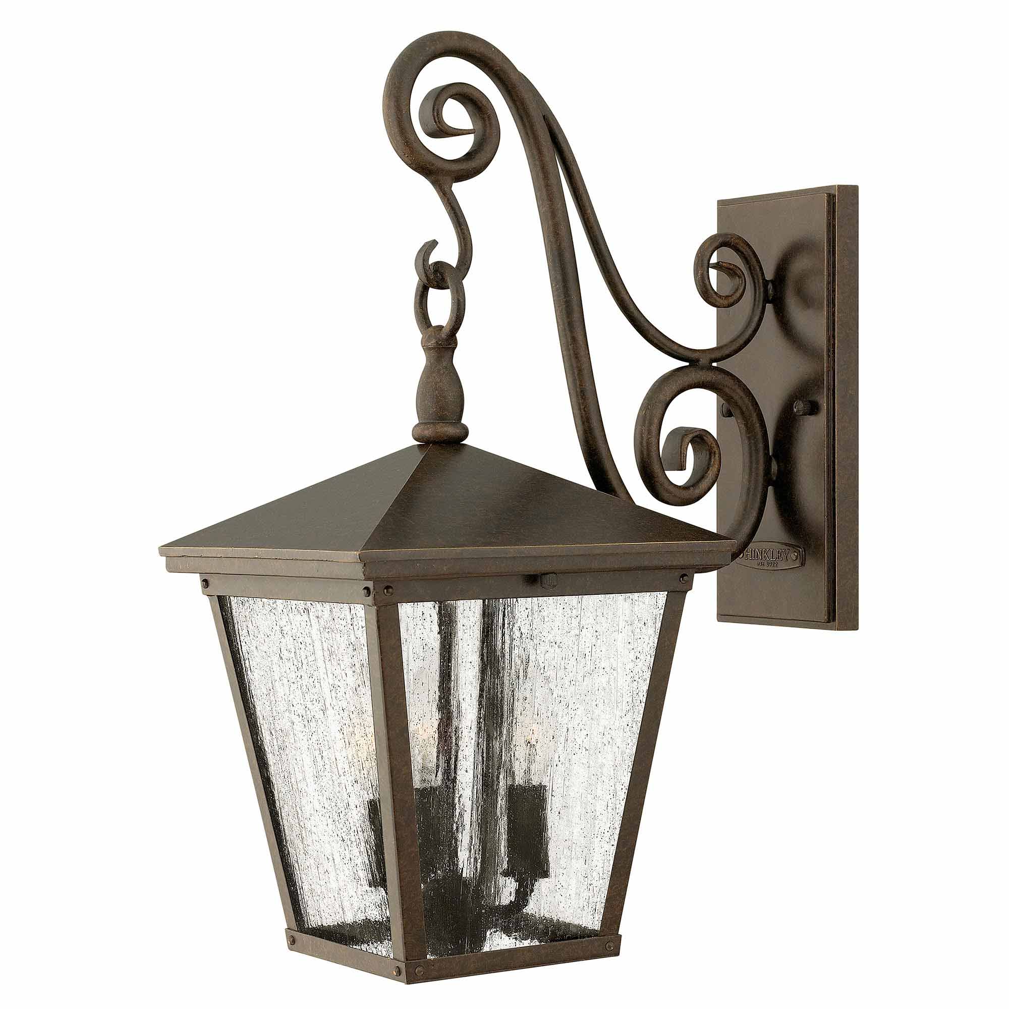 Elstead - HK-TRELLIS2-M - Trellis โคมติดผนังขนาดกลาง 3 ดวงไฟ - สีบรอนซ์ Regency
