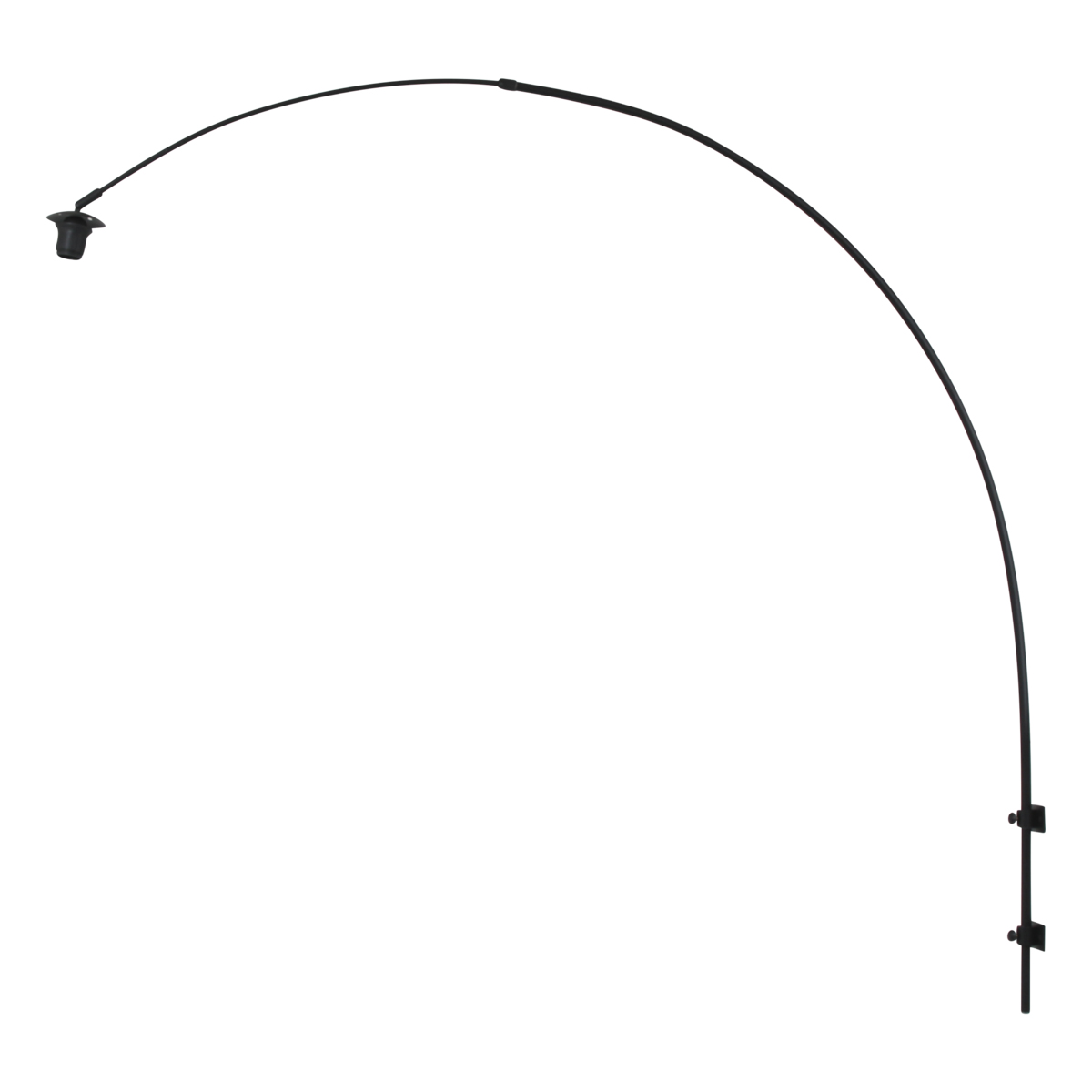 Steinhauer - 1481ZW - Bogenwandleuchte Sparkled Light ohne Schirm