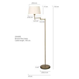 Steinhauer&nbsp;โคมไฟตั้งพื้น Bella&nbsp;5894BR