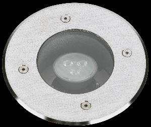 Bodeneinbaustrahler von Albert Leuchten Erdeinbaustrahler Typ Nr. 2189 - schwenkbar - Farbe: Edelstahl, 1 x PAR 16 50 W, GU10, A++ bis E 692189