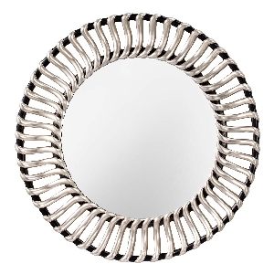 กระจก von Elstead Cosmo-Spiegel - Schwarz/Silber FE-COSMO-MIRROR