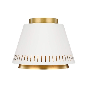 Carter 1 bündige Leuchte - Mattes Weiß von Elstead