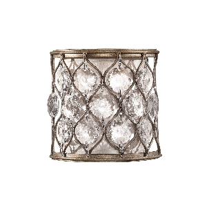 Lucia 1 โคมไฟติดผนัง - สีเงินรมดำ von Elstead