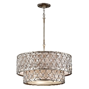 Lucia 6 โคมระย้า - สีเงินรมดำ von Elstead