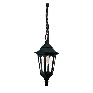 โคมแขวนโซ่ Parish Mini 1 ดวงไฟ - สีดำ von Elstead