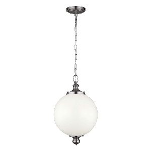 โคมไฟแขวนขนาดใหญ่แบบเบา Parkman 1 - นิกเกิลขัดเงา von Elstead