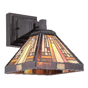 Elstead Artikel von Elstead Stephen 1 leichte Wandleuchte - Vintage Bronze QZ-STEPHEN1