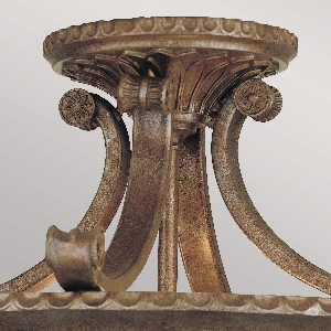 Elstead Deckenleuchten & Deckenlampen von Elstead Stirling Castle 2 Light Semi-Flush - Britische Bronze FE-STIRLING-CASTLESF