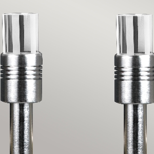 Akzentlichtpunkte von Elstead Ambleside Starter Kit mit 3 x 12V Umgebungslicht und 3 x Spikes - Eloxiertes Aluminium GZCC-AMBLE-3S