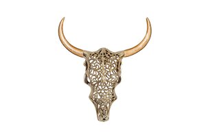 Casa Élite Figuren von Casa Élite Wanddekoration EXOTIC BULL  45661