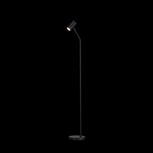 Tyson floor lamp black structure GU10 von Belid Leuchten