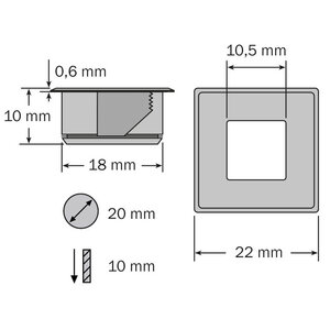 Akzentlichtpunkte von dot-spot quad-dot 12 V, IP68 50501.850.01