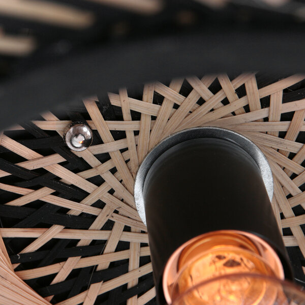 Deckenleuchte aus Bambusholz Maze der Firma Steinhauer