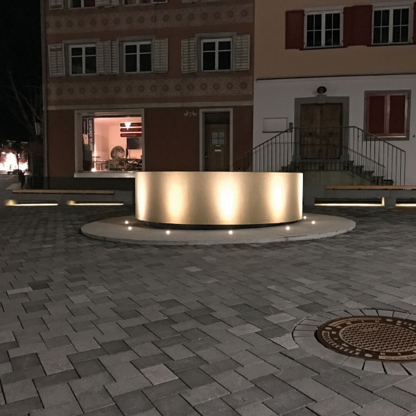 brilliance-midi ไฟดาวน์ไลท์ LED แบบฝัง, ทรงกลม der Firma dot-spot