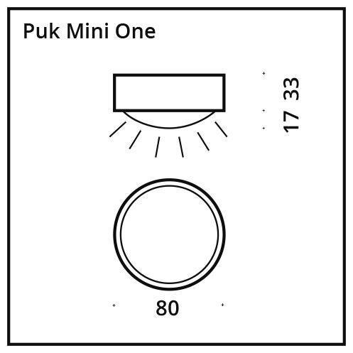 Puk Mini One - LED / โครม der Firma Top Light Leuchten
