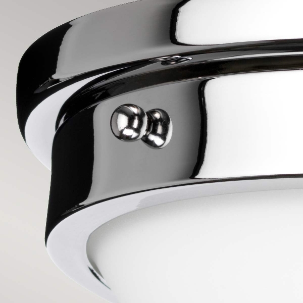 Gravity 2 Light Flush Light - โครเมียมขัดเงา der Firma Elstead