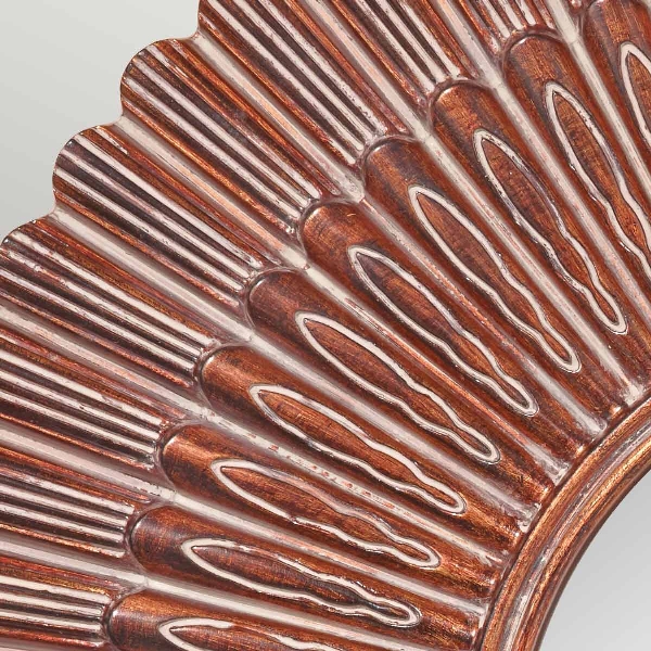 กระจก Cheyenne - สีทองอีเจียน der Firma Elstead