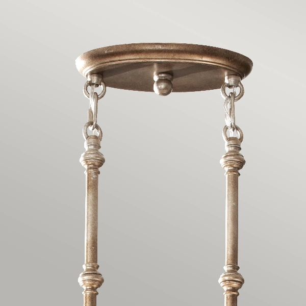 Lucia โคมไฟแขวน 3 ดวง - สีเงินรมดำ der Firma Elstead