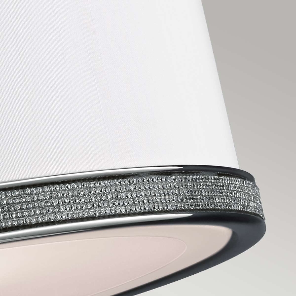 Pave 2 โคมไฟติดเพดาน - นิกเกิลขัดเงา der Firma Elstead