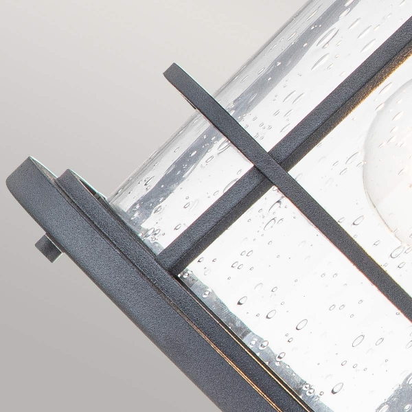 Lighthouse 1 Light Medium Wall Lantern - Textured Black der Firma Elstead