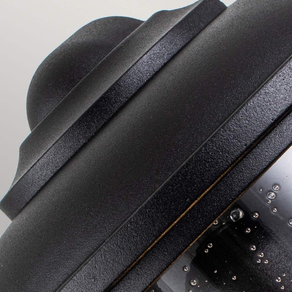 โคมไฟติดผนังครึ่งโคม Lighthouse แบบ 1 ดวง - สีดำผิวสัมผัส der Firma Elstead