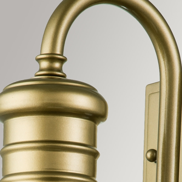 Redding Station 1 Licht kleine Wandlaterne - ทาสีบรอนซ์ลุควินเทจ der Firma Elstead