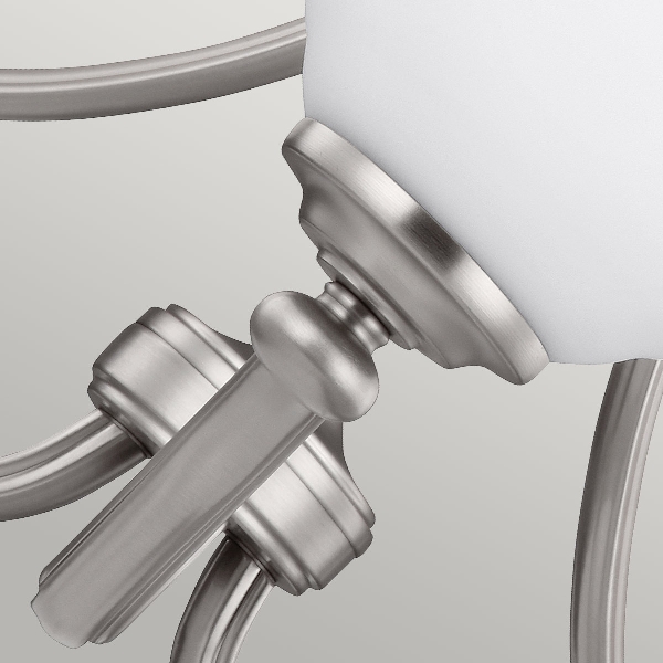 โคมระย้า 3 ดวง Vintner - นิกเกิลซาติน der Firma Elstead