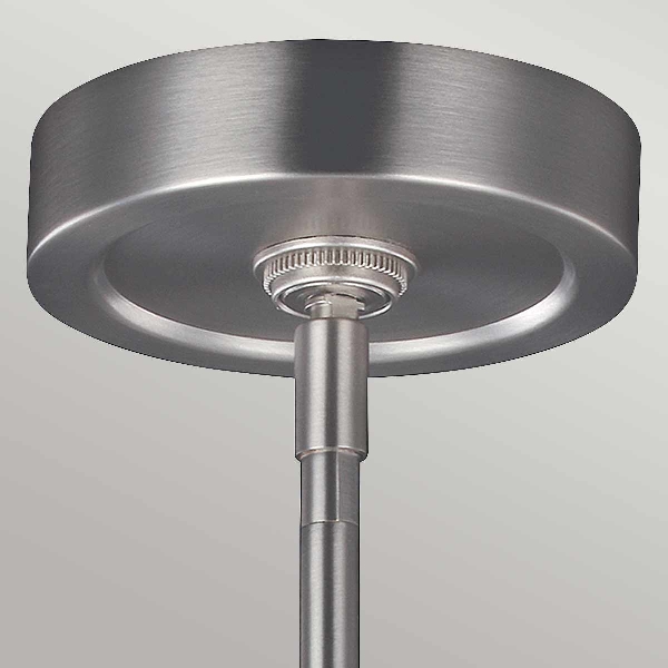 Oberlin Kleine LED-Hängeleuchte - Nickel satiniert der Firma Elstead