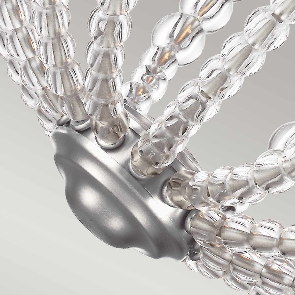 Oberlin Kleine LED-Hängeleuchte - Nickel satiniert der Firma Elstead