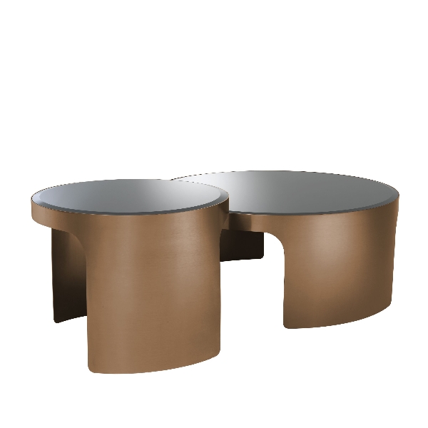 โต๊ะกาแฟ / Coffee Table Piemonte ชุด 2 ชิ้น der Firma Eichholtz
