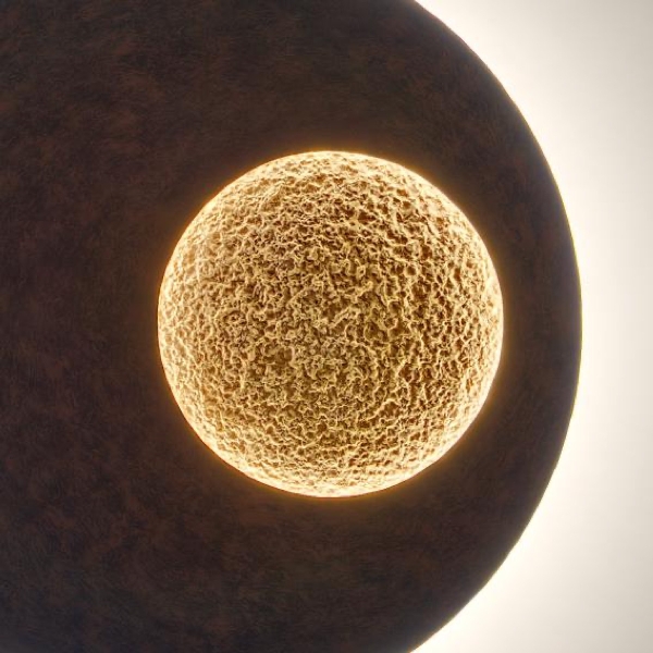 LED Wandleuchte LUNA RUND GROSS der Firma Holländer Leuchten